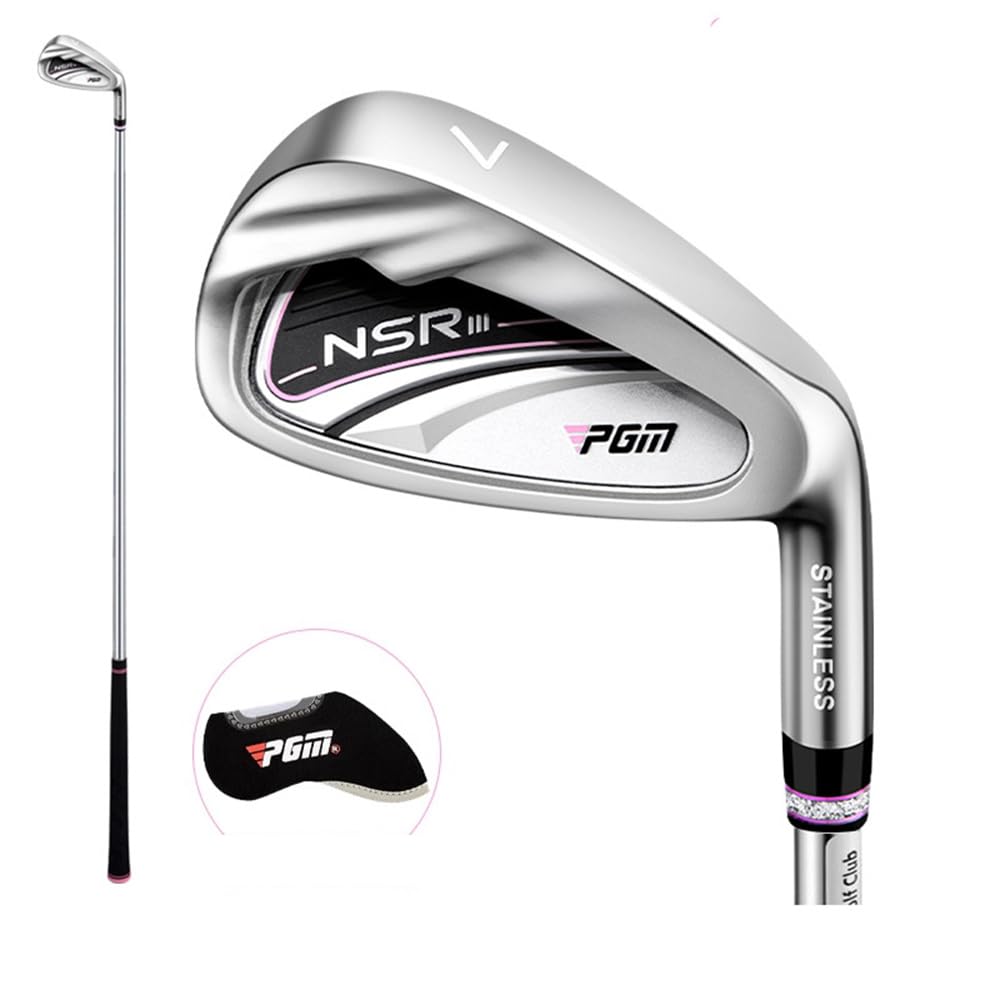 PGM Golf Club Women's #7-iron Stainless Steel Golf Single Beginner Golf Iron Practice Competition Club with Headcover