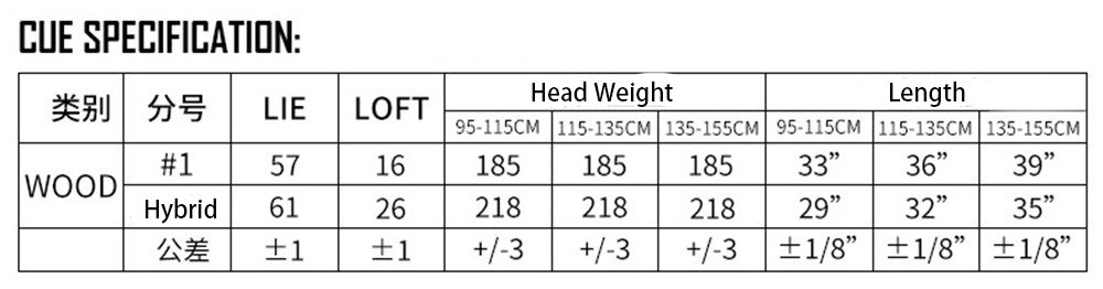 PGM Left or Right Handed Golf Driver #1 Wood/Hybrid Club for Kids Boys Girls Carbon Shaft Golf Club Wood with Golf Head Cover