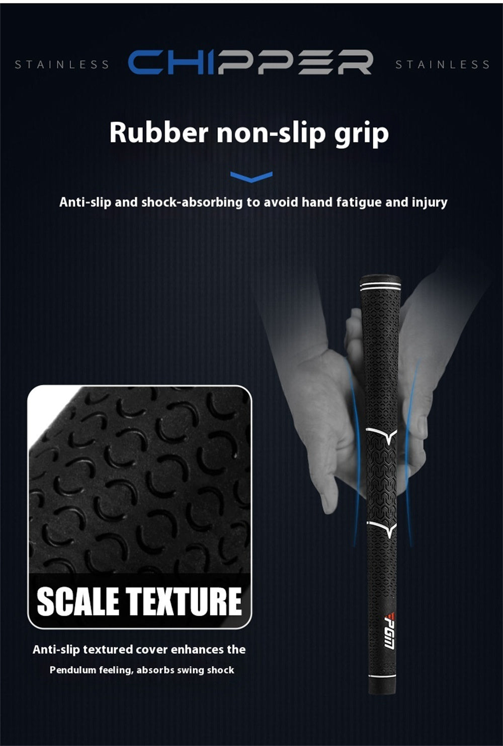 PGM 35 Degree Golf Chipper Right Handed Men Women Beginners Golf Blade Putter Sand Wedge Cutter Outdoor Sports