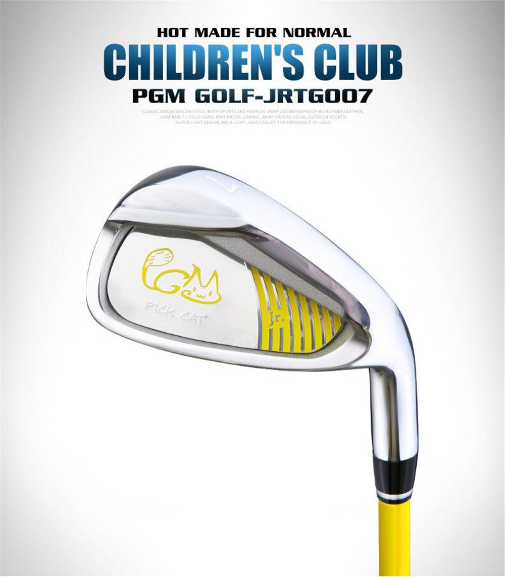 PGM 38 Degree Loft #7 Golf Club Iron with Carbon Shaft for Youth Beginners Right Handed Boys Girls Single Clubs Coach Teaching