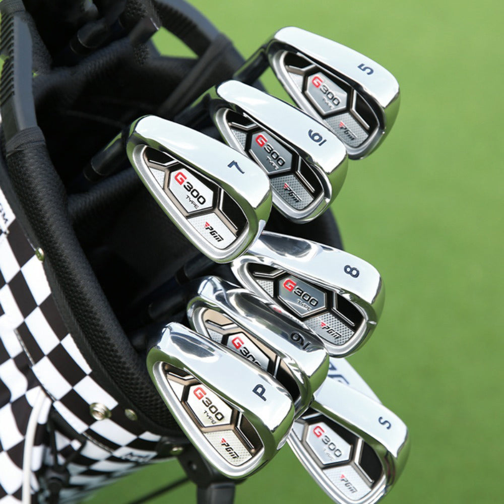 PGM #5/#6/#7/#8/#9/#PW/#SW Golf Club Iron Left or Right Handed R/S Carbon or Steel Shaft Loft 24-55 Degree Pole Golf Iron for Men Women