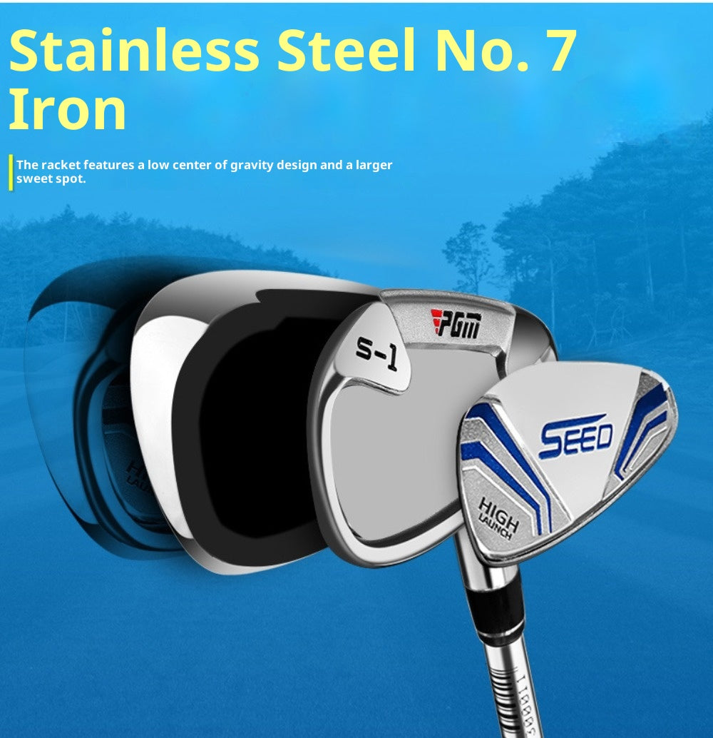 PGM #7 Golf Irons 36 Degree for Kids Boys Girls Beginner Children Right Handed Golf Club Iron with Graphite Shaft for Golf Sports