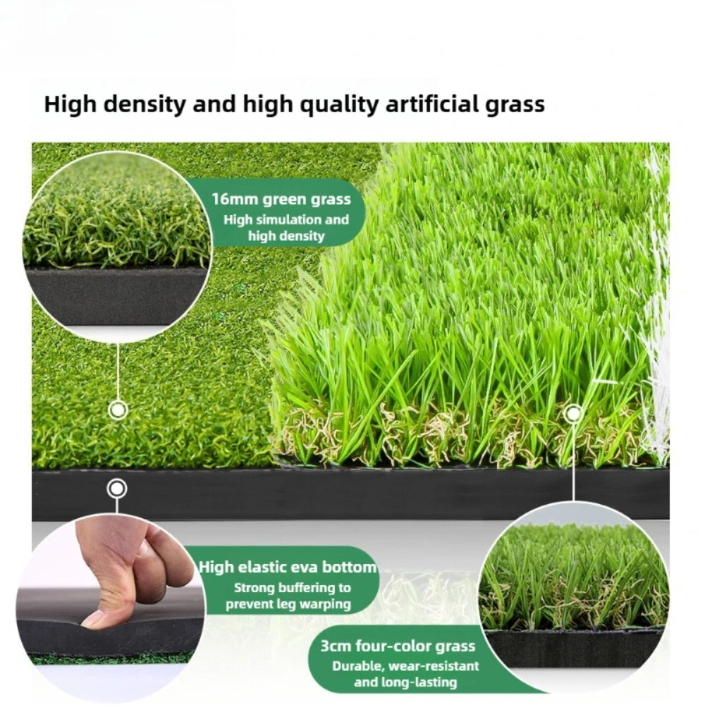 PGM Golf Strike Mats Auxiliary Line Guide Indoor Outdoor Swing Pad 1.2x1.5m