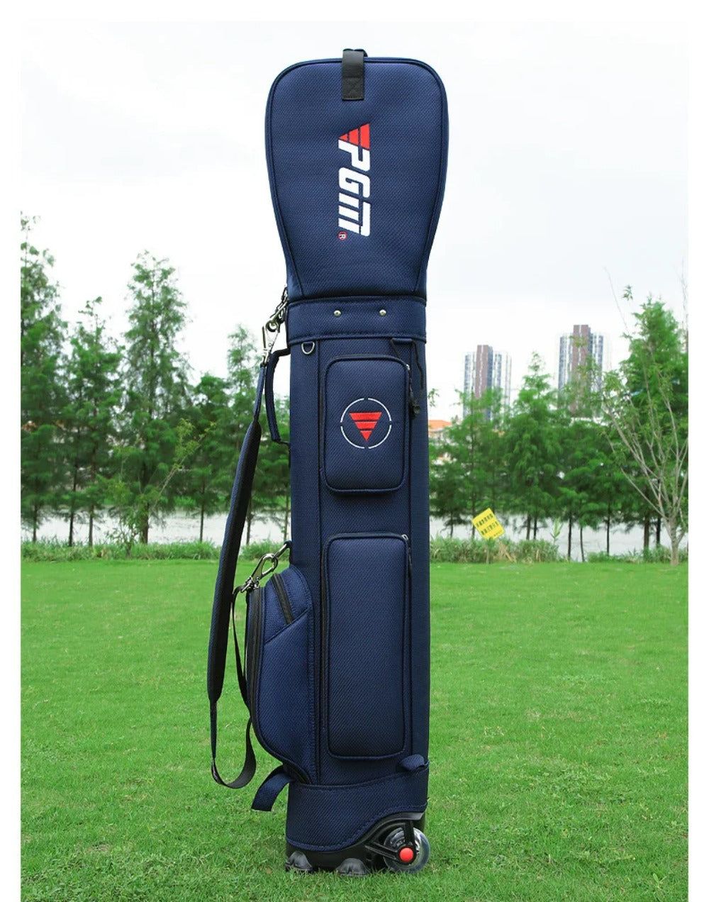 PGM Golf Bag with Wheels Ultra-light Sport Standard Golf Bags Large Capacity Golf Aviation Ball Storage Multifunctional