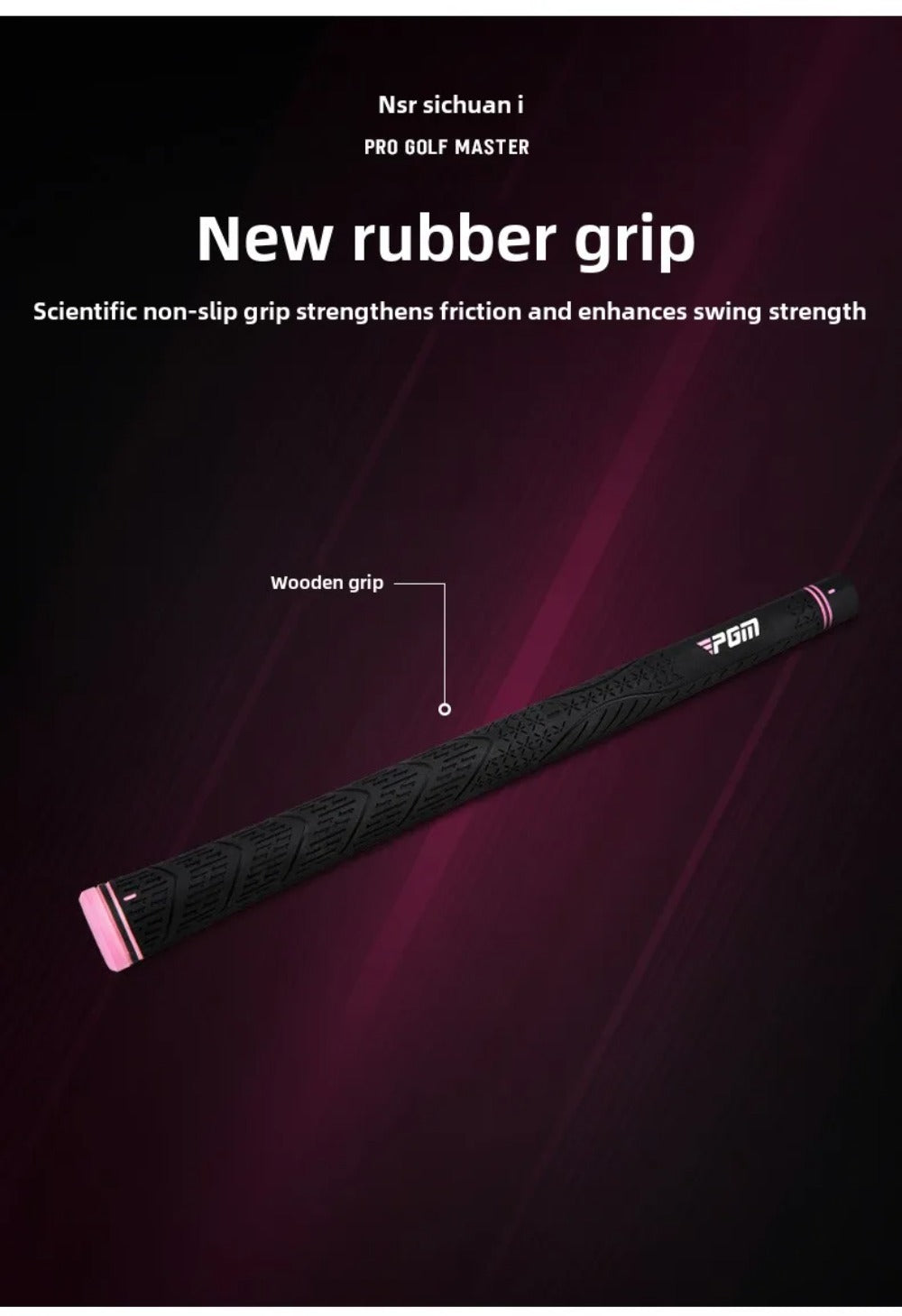 PGM NSR III Golf Clubs for Women Right Handed No.1/No.3/No.5 Hybrid Wooden Club Titanium Golf Driver Carbon Shaft High Rebound with Headcover