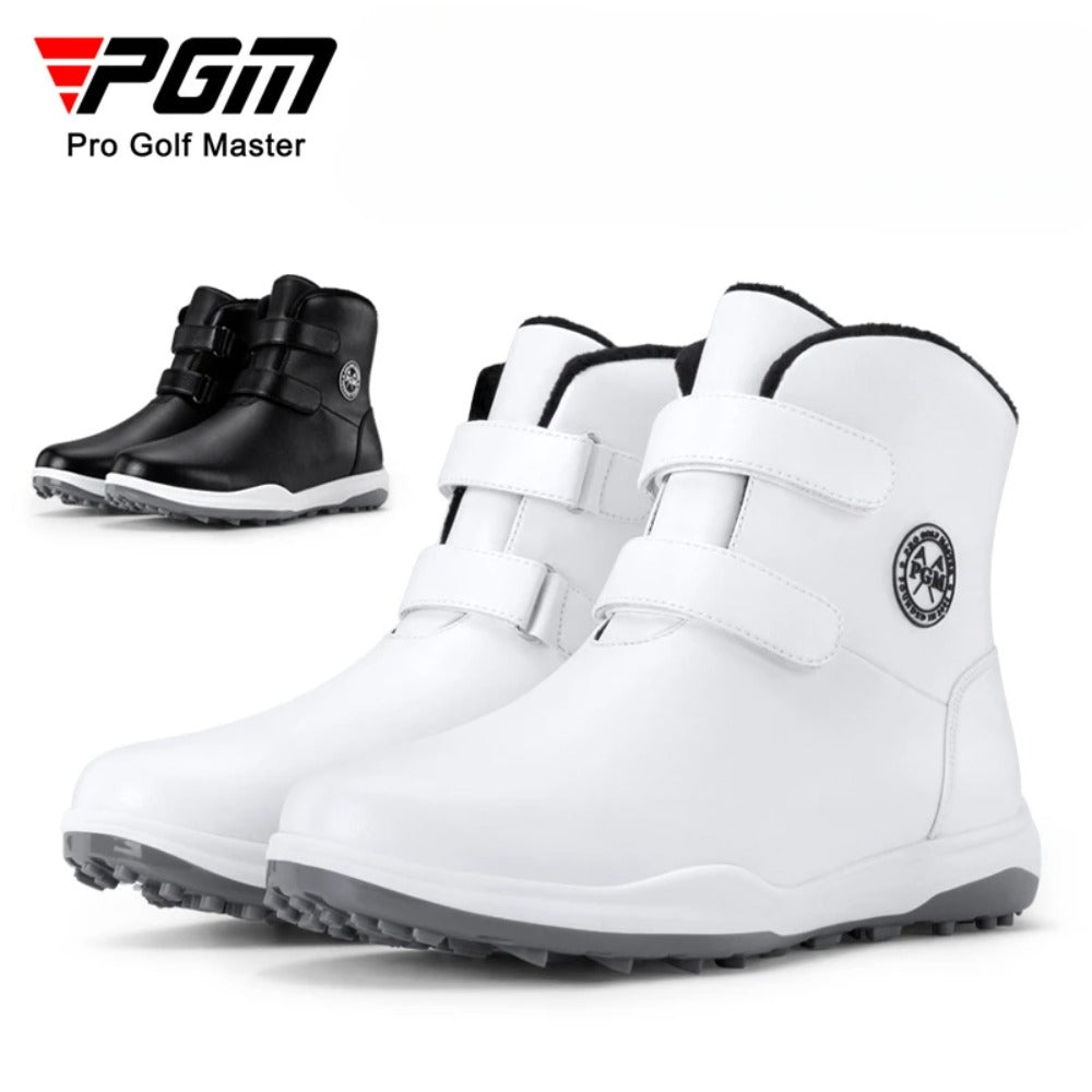 PGM Women's Golf Shoes Autumn Winter Waterproof Casual Boots Wear Anti-slip Sneakers Fleece Lining Women's Sports Shoes