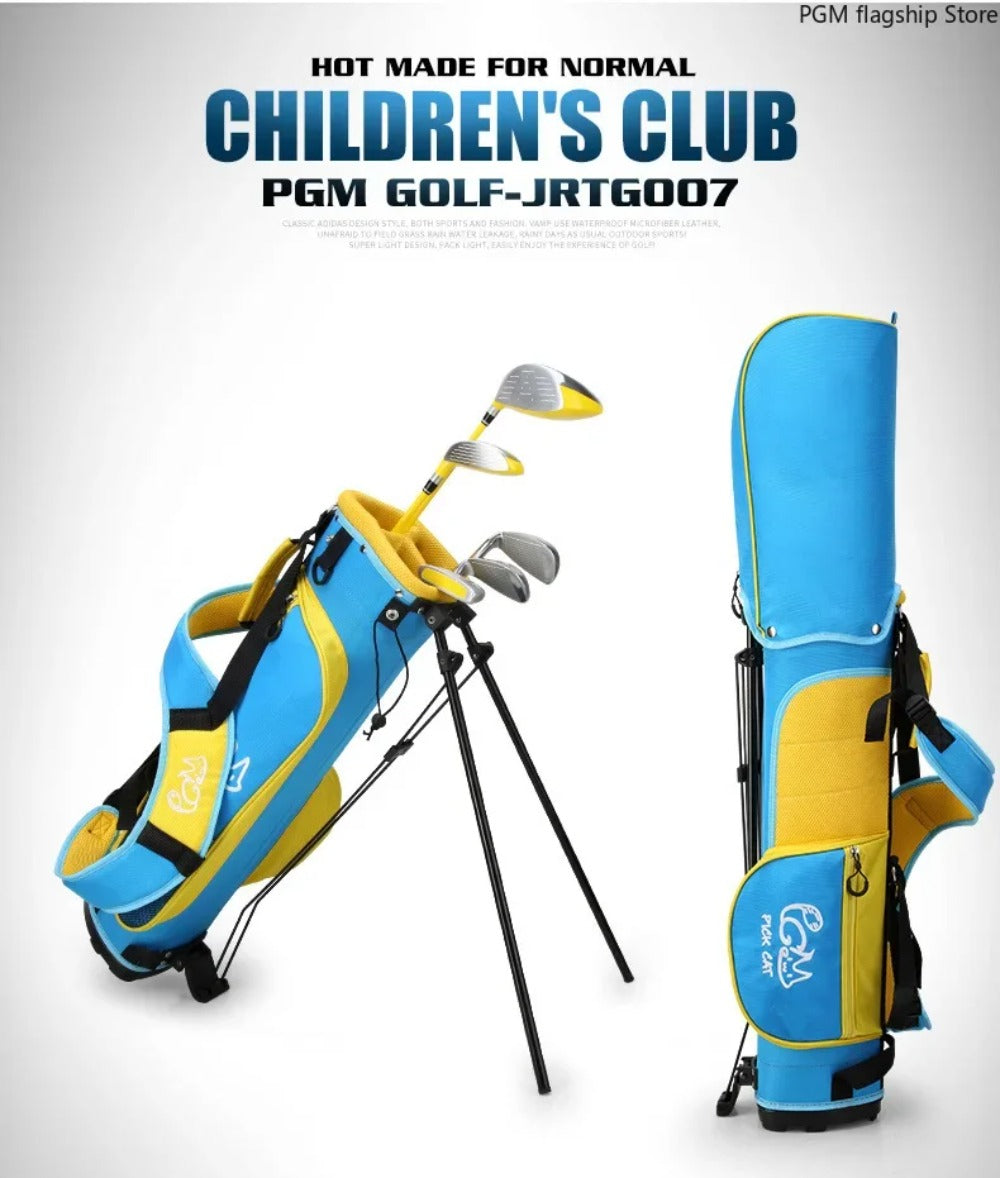 PGM Children's Golf Clubs for Boys and Girls Complete Set of Beginner Sets of Practice Clubs for 3-12 Years Old