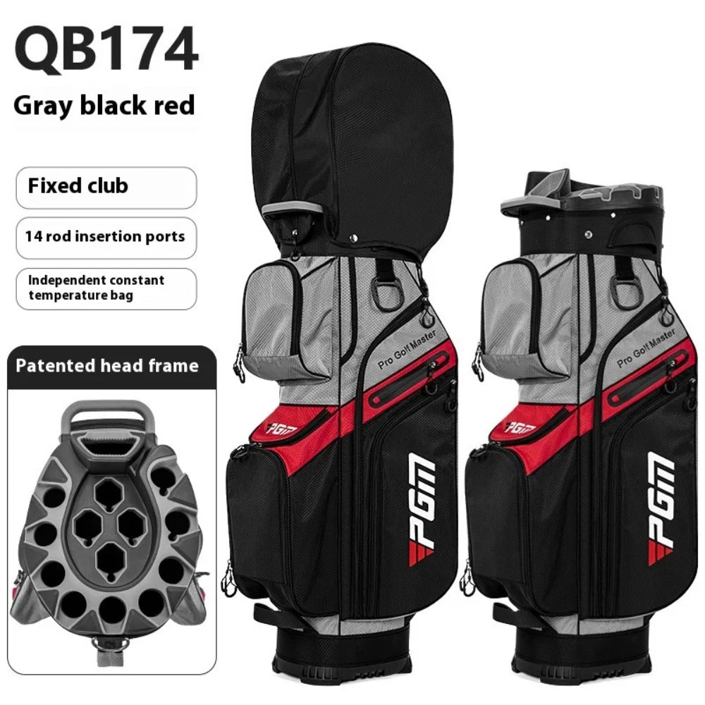 PGM Anti-collision Fixed Frame Golf Bag, Men's and Women's Golf Bags, Golf Club Bag