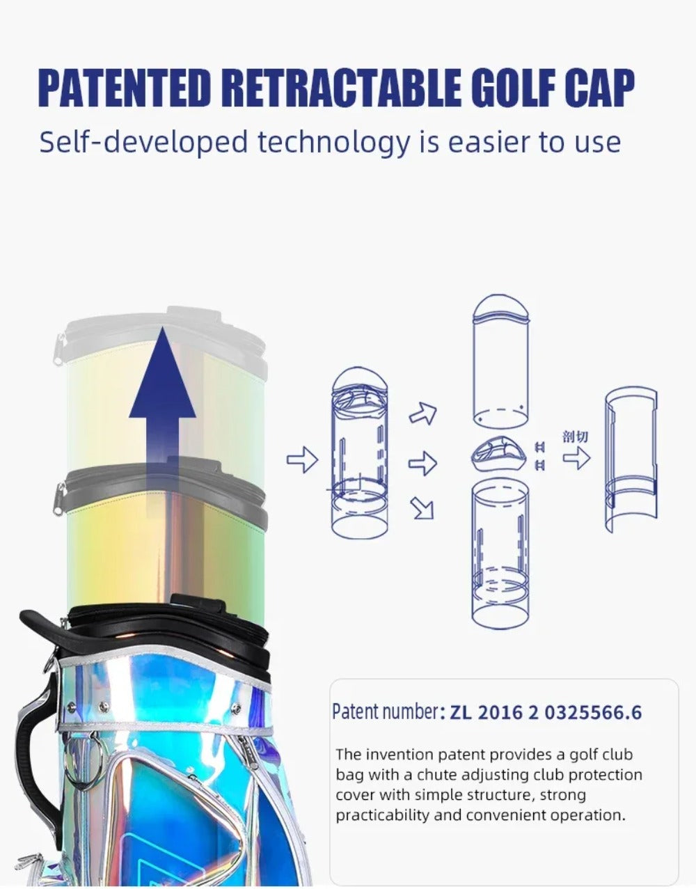 PGM Unisex Golf Travel Bag Colorful Waterproof Four-wheel Flat  Air Consignment Bags Golf Aviation Bag Large Capacity