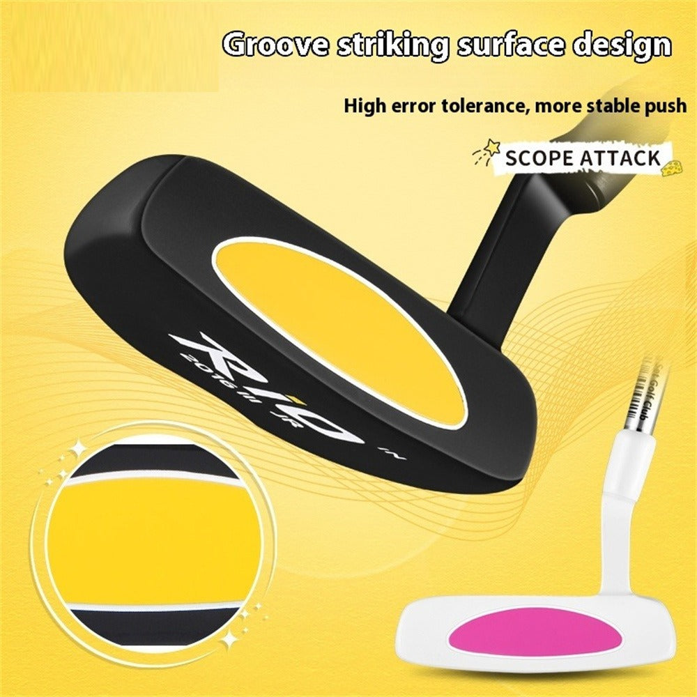PGM Golf Club Putter Junior Right Handed Golf Practice Push Rod Stick for Beginner Boys and Girls 3-12 Year