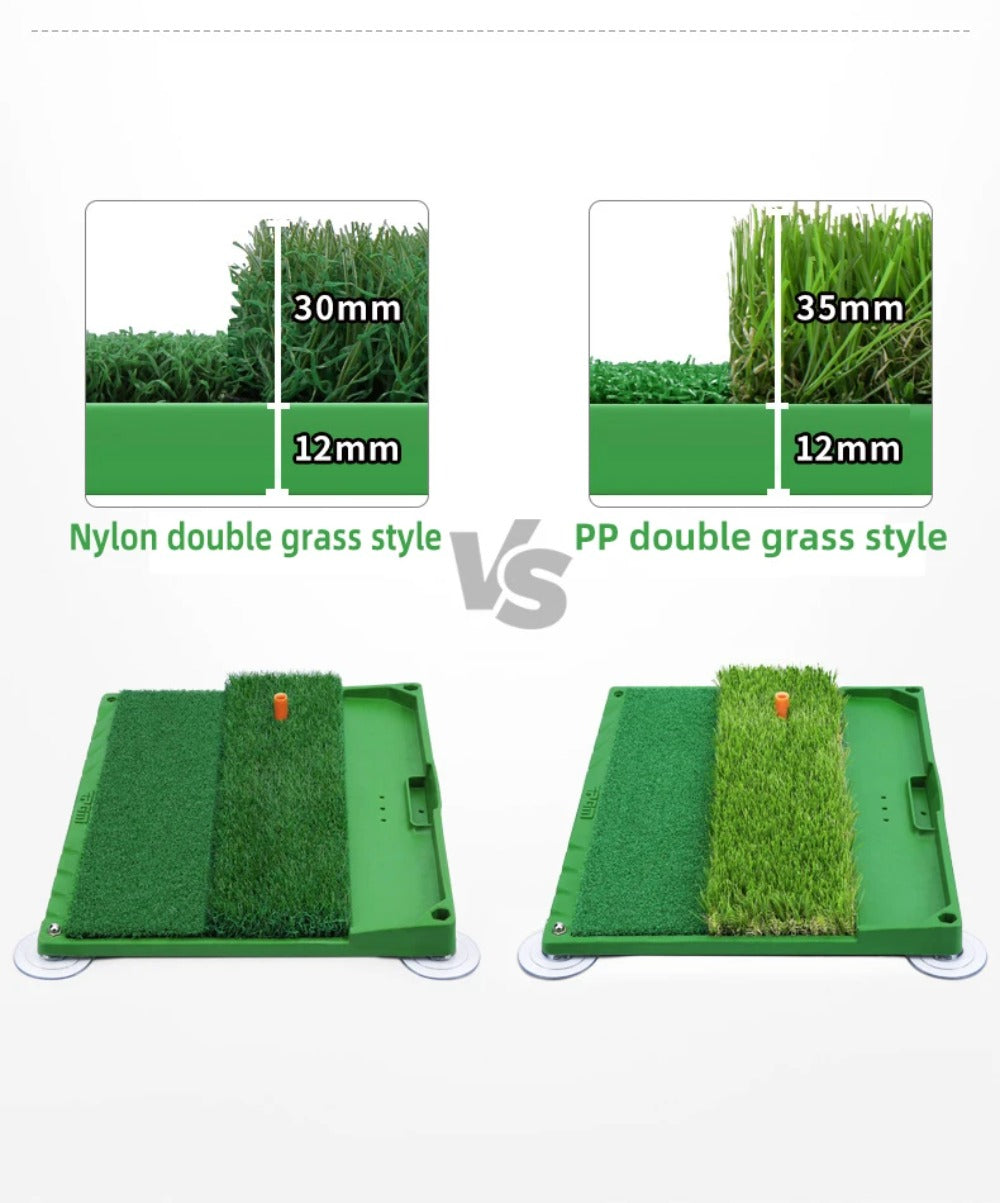 PGM Indoor Golf Training Hitting Mat for Golfers' Practice and Improvement