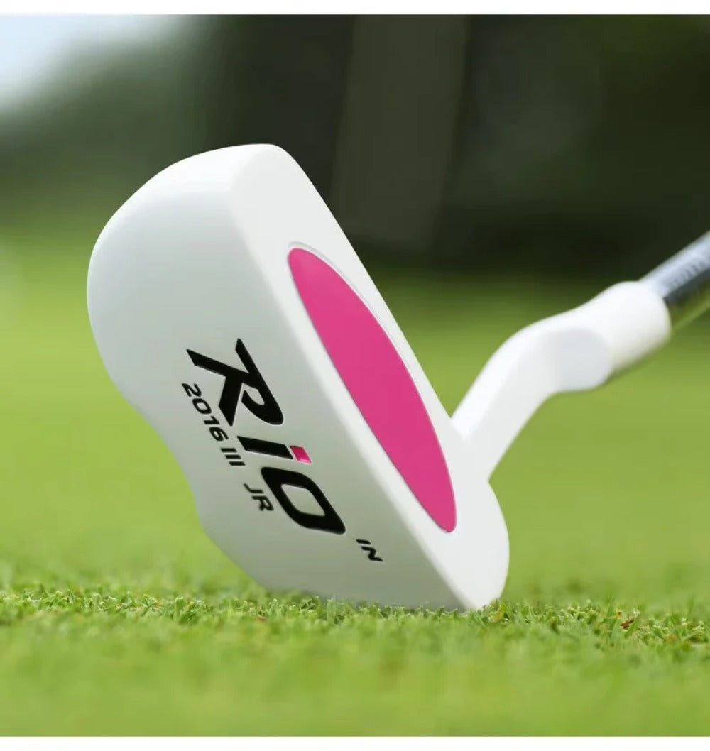 PGM Kids Golf Clubs Kit - Complete Golf Clubs Set with Hybrid & Utility Clubs, Wood, Irons, Putter, and Bag for Children 3-12year