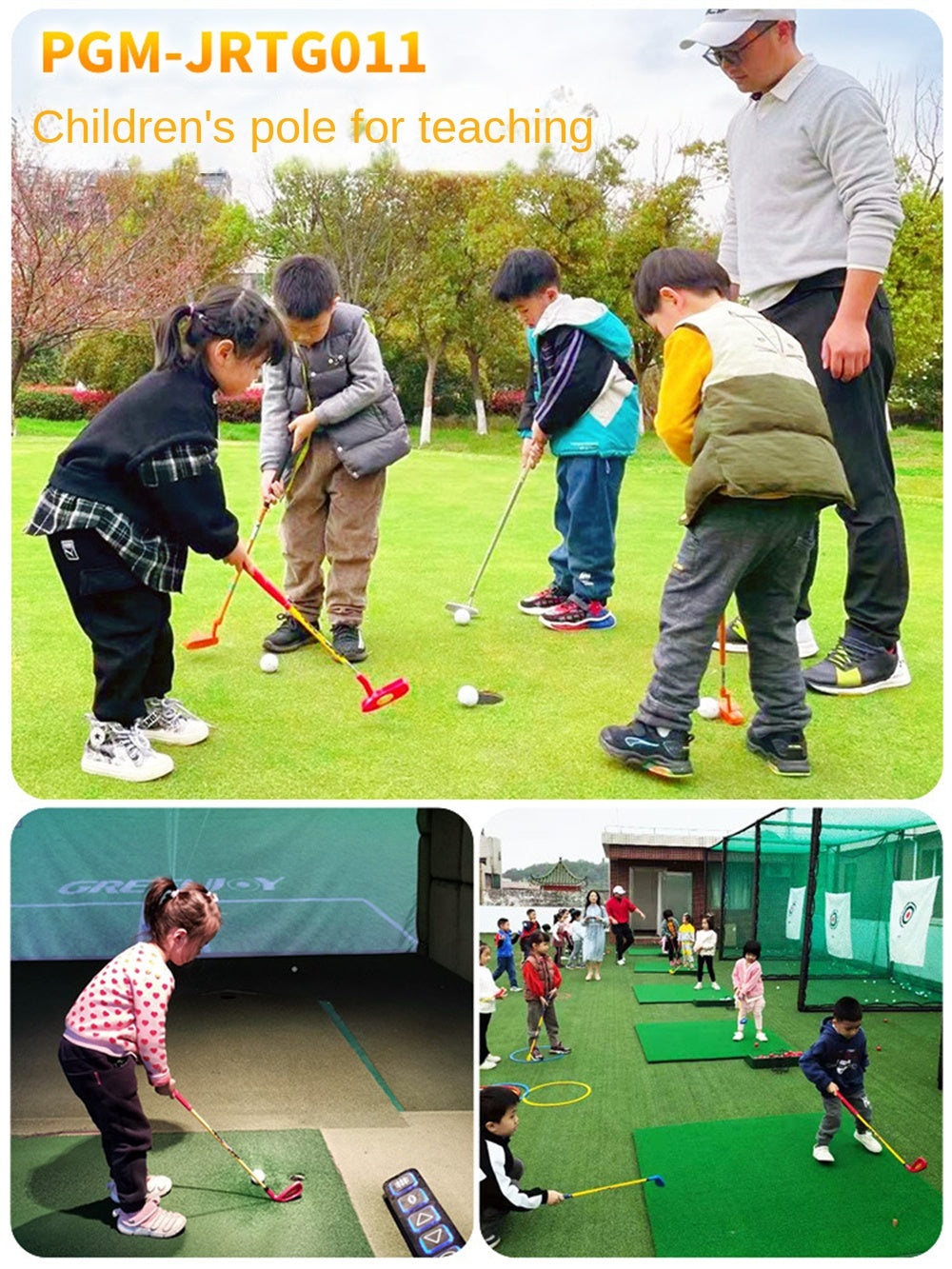 PGM Professional Golf Clubs Set for Kids Boy Girl Beginner's include Golf Club Wood, Golf Iron, Golf Putter Outdoor Sports