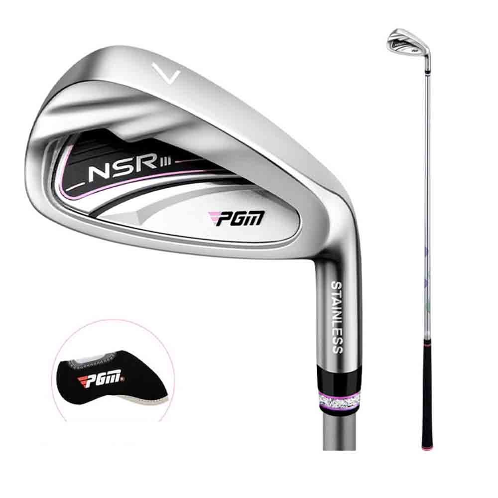 PGM Golf Club Women's #7-iron Stainless Steel Golf Single Beginner Golf Iron Practice Competition Club with Headcover