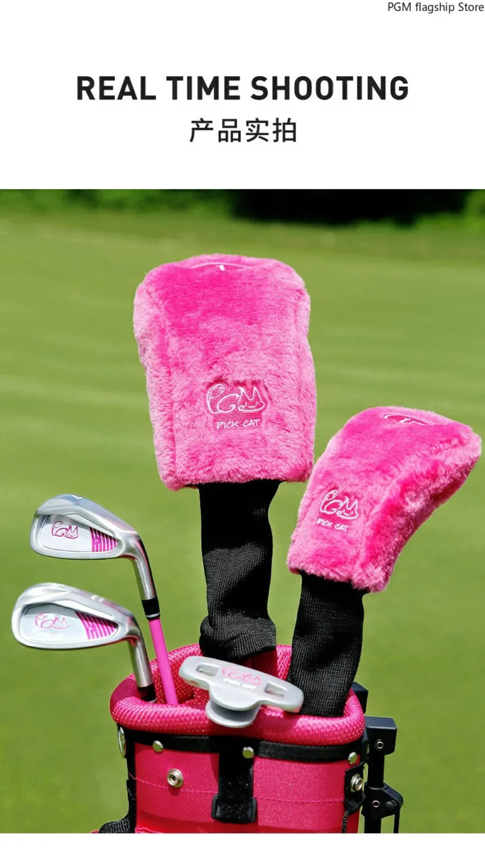 PGM Children's Golf Clubs for Boys and Girls Complete Set of Beginner Sets of Practice Clubs for 3-12 Years Old