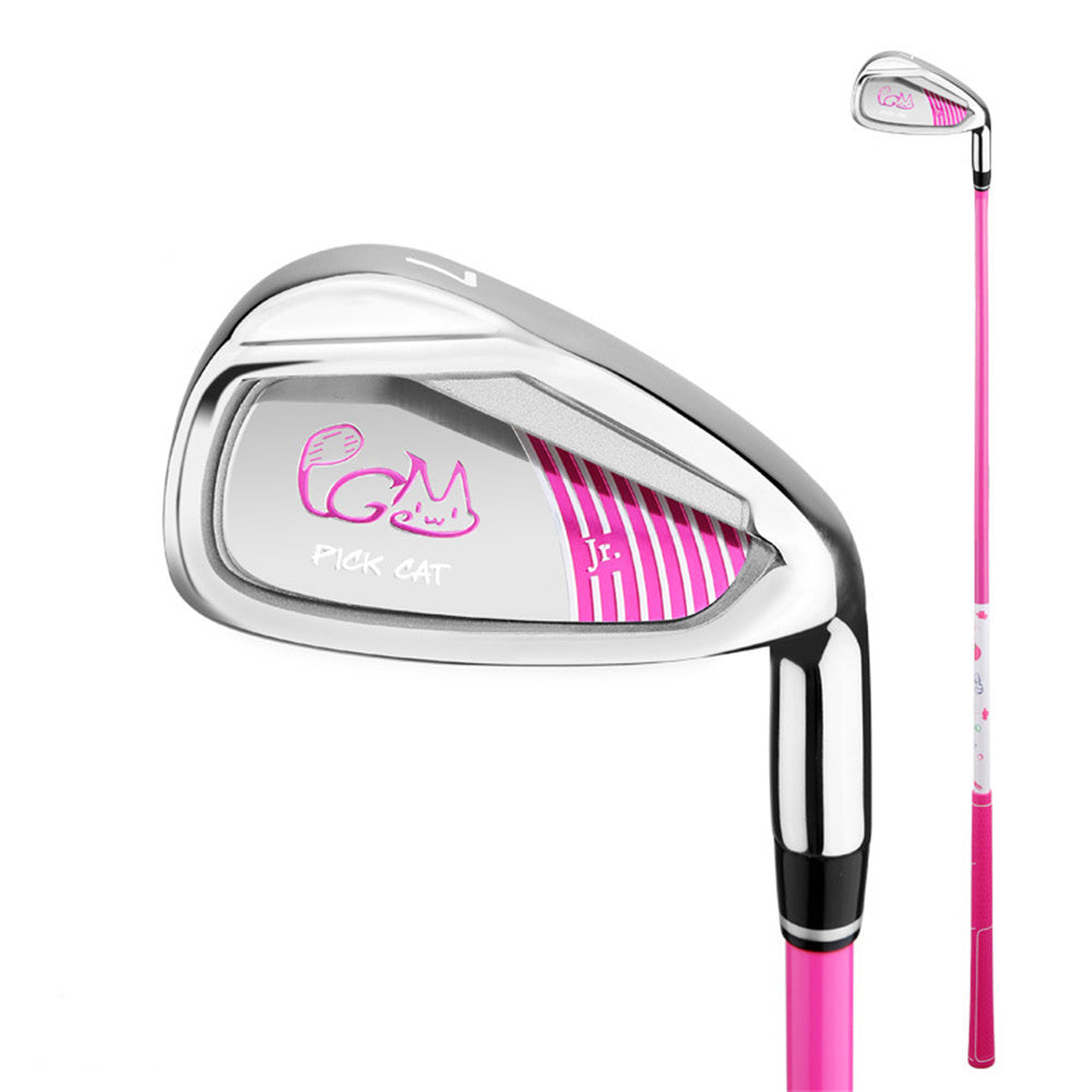 PGM 38 Degree Loft #7 Golf Club Iron with Carbon Shaft for Youth Beginners Right Handed Boys Girls Single Clubs Coach Teaching