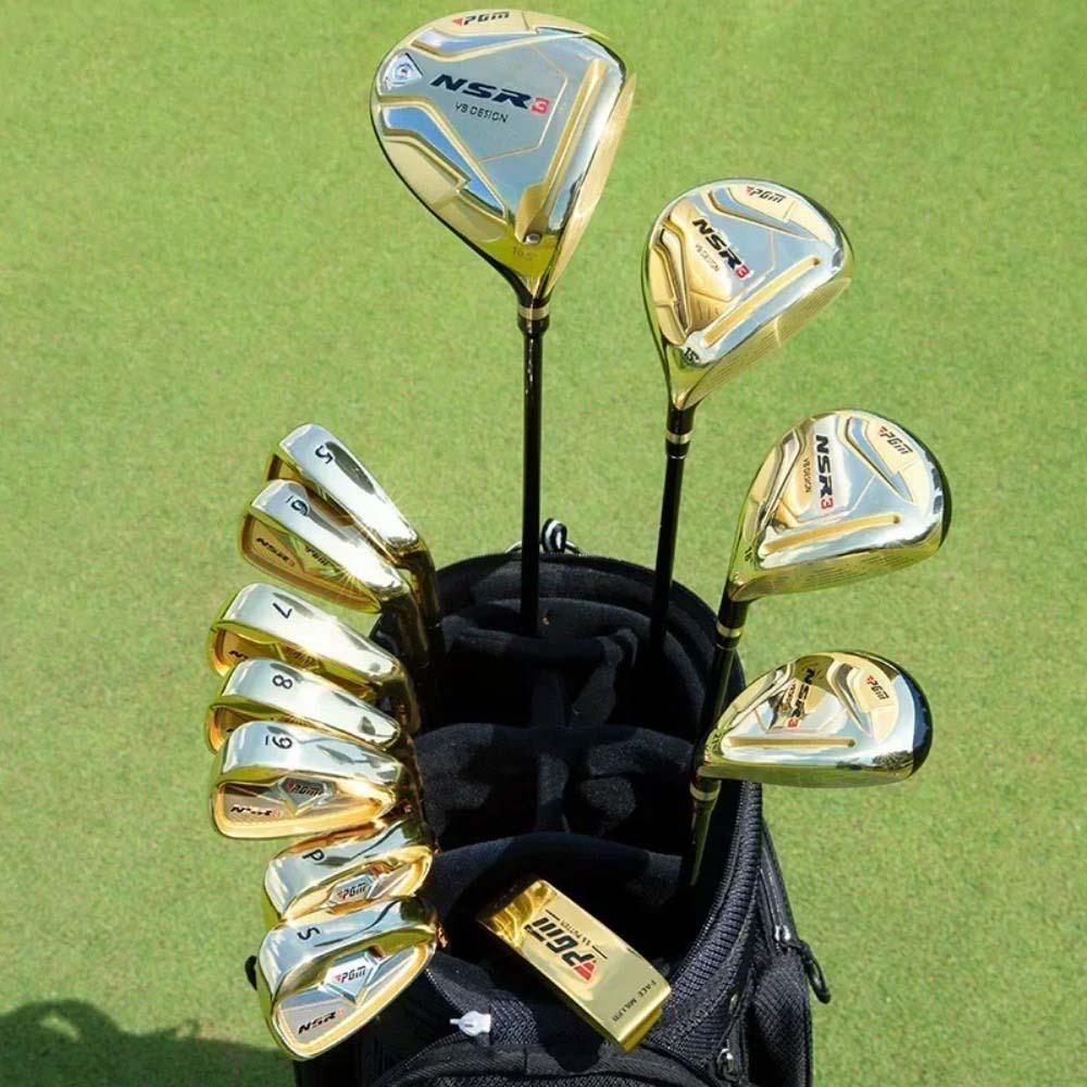 PGM NSR3 Men Golf Clubs #1/3/5/4H R/S Iron Wood Driver Titanium Alloy Ultra-light Right Hand Golfers Angle Adjustable