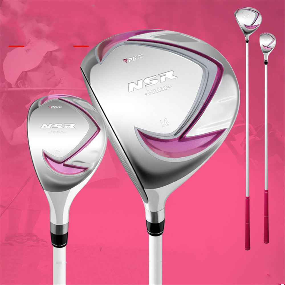 PGM Left or Right Handed Golf Driver #1 Wood/Hybrid Club for Kids Boys Girls Carbon Shaft Golf Club Wood with Golf Head Cover