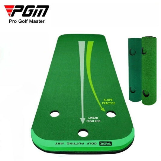 PGM Golf Portable Green Indoor Golf Puttering Trainer Mini Practice Blanket 3x1m