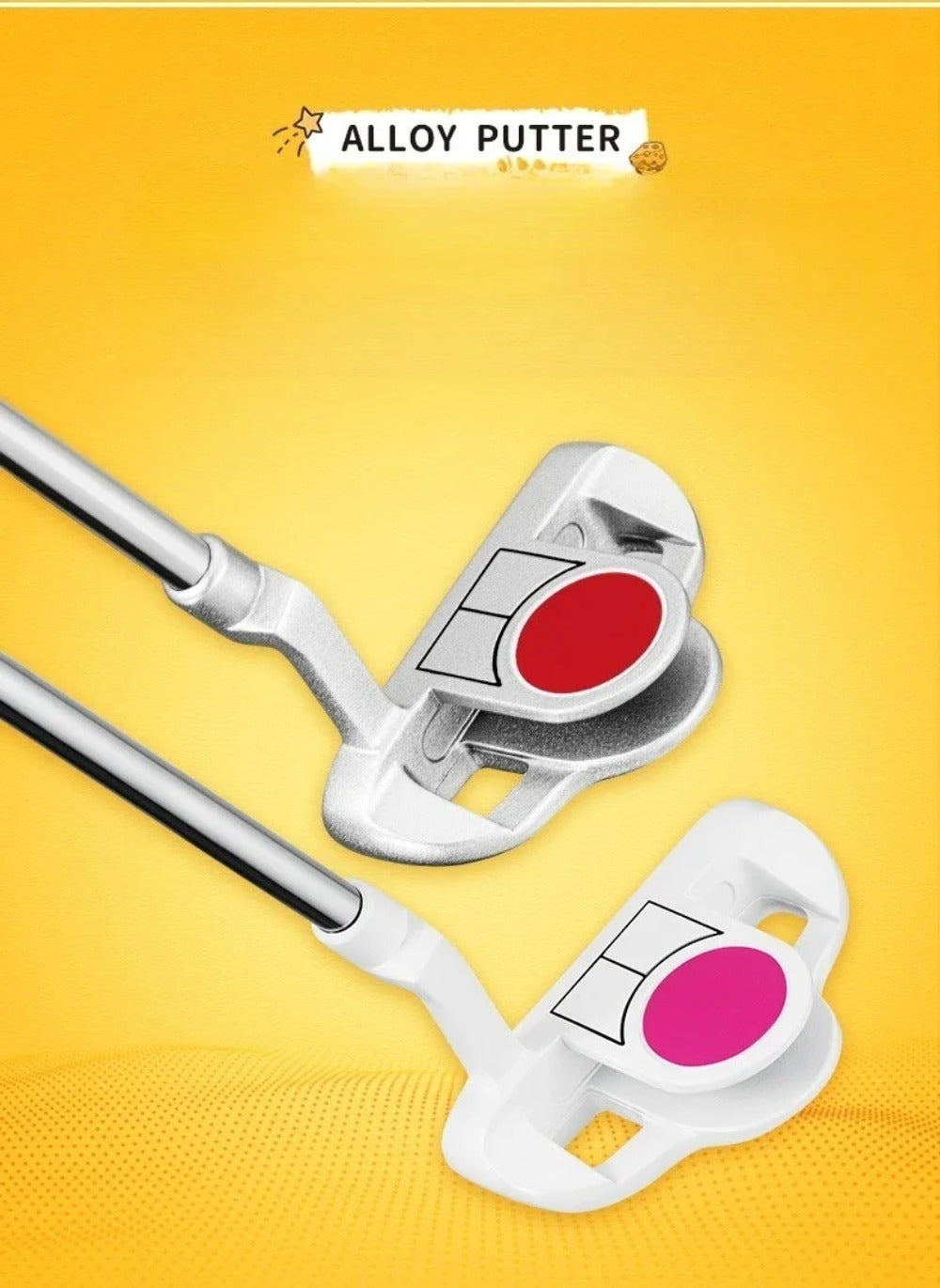 PGM Kids Golf Putters 3 Degree Golf Push Rod for Right Handed Boys Girls Students Golfers Beginner Golf Clubs Practice