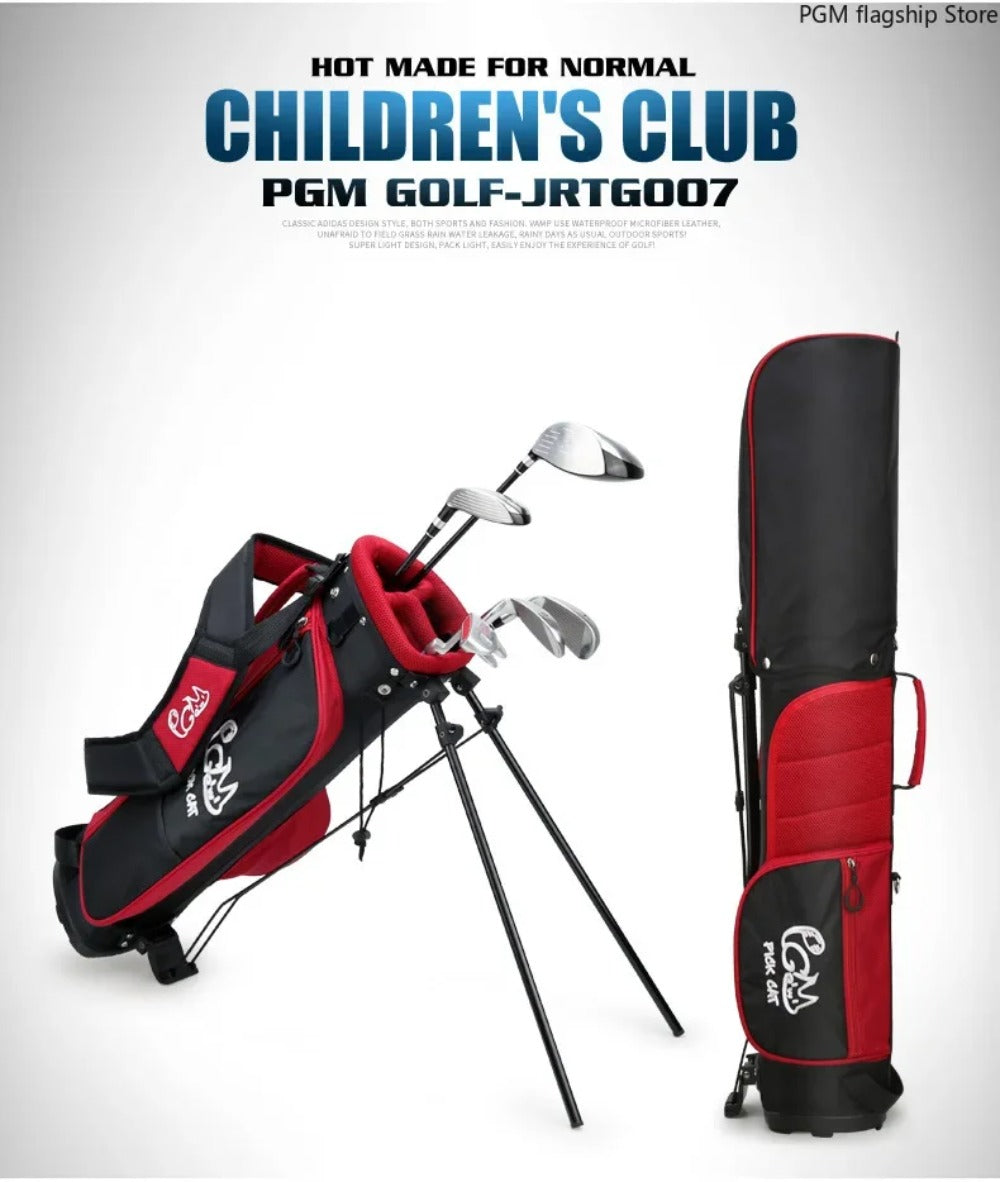 PGM Children's Golf Clubs for Boys and Girls Complete Set of Beginner Sets of Practice Clubs for 3-12 Years Old