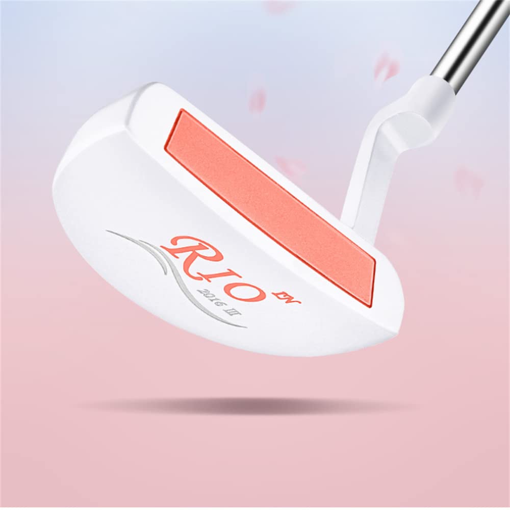 PGM Golf Clubs Putter Women Right Handed with Line of Sight Female Single High Fault Tolerance RH Coach Teach Golf Push Rod with Headcover
