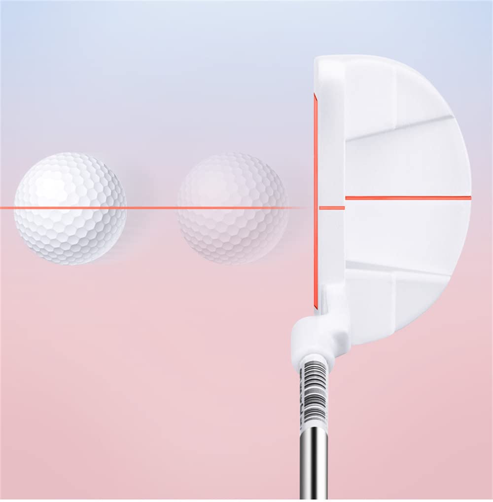 PGM Golf Clubs Putter Women Right Handed with Line of Sight Female Single High Fault Tolerance RH Coach Teach Golf Push Rod with Headcover