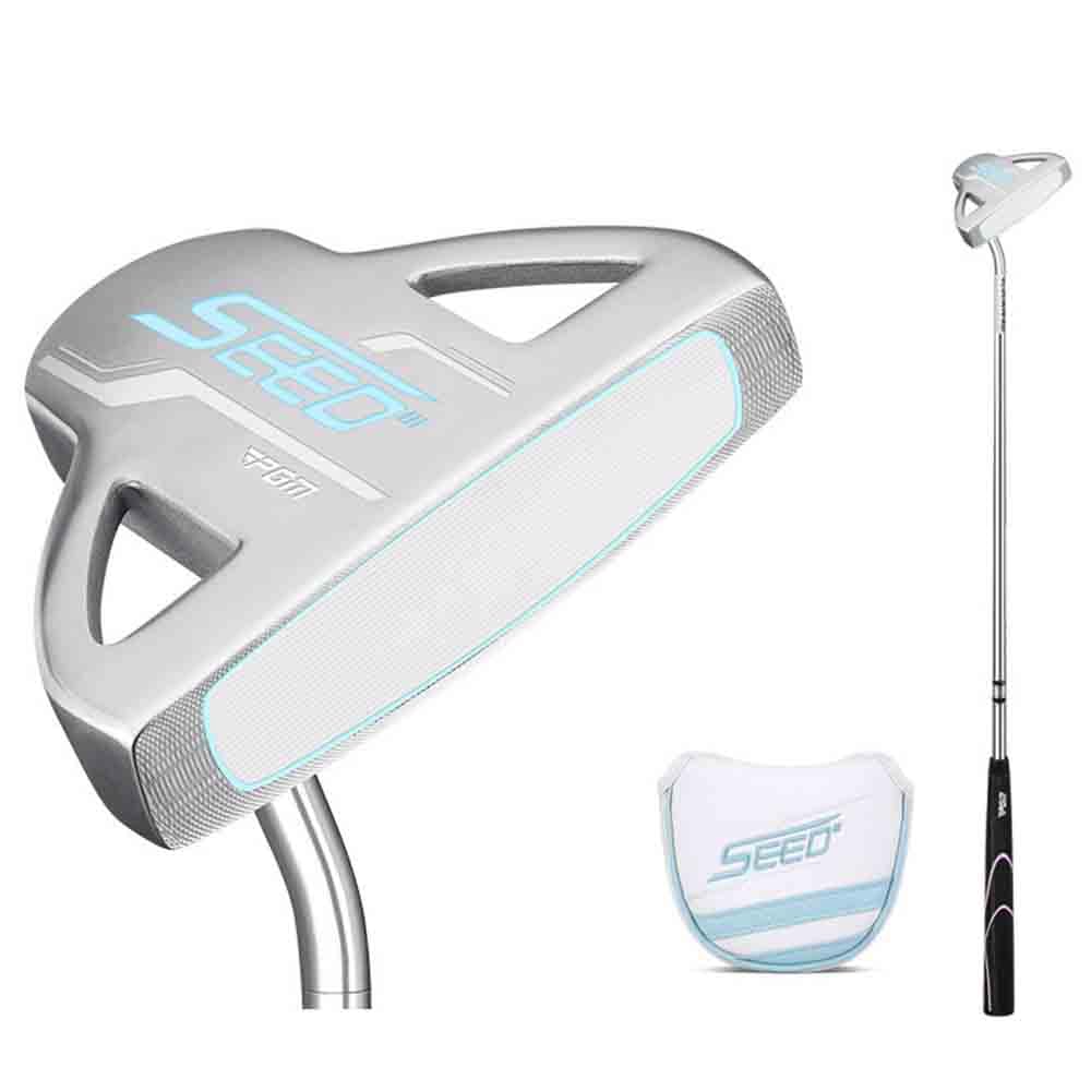 PGM Golf Mallet Putters Loft 3 Degree Junior Right Handed Golf Clubs Putter Stick Rod for Kids with Headcover for Boys Girls