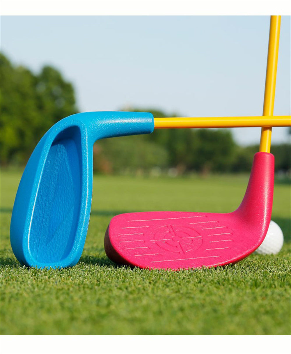 PGM #7 Junior Golf Club Iron with Plastic Head Carbon Rod Practice for Coaching Teaching Children Boys and Girls in Single Clubs (3-5Y,Blue)