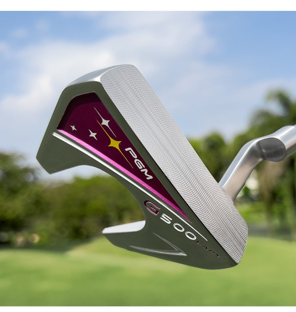 PGM Golf Mallet Putter for Right Handed Women Golfers Single Stable G500 Golf Push Rod with Headcover for Golf Enthusiasts