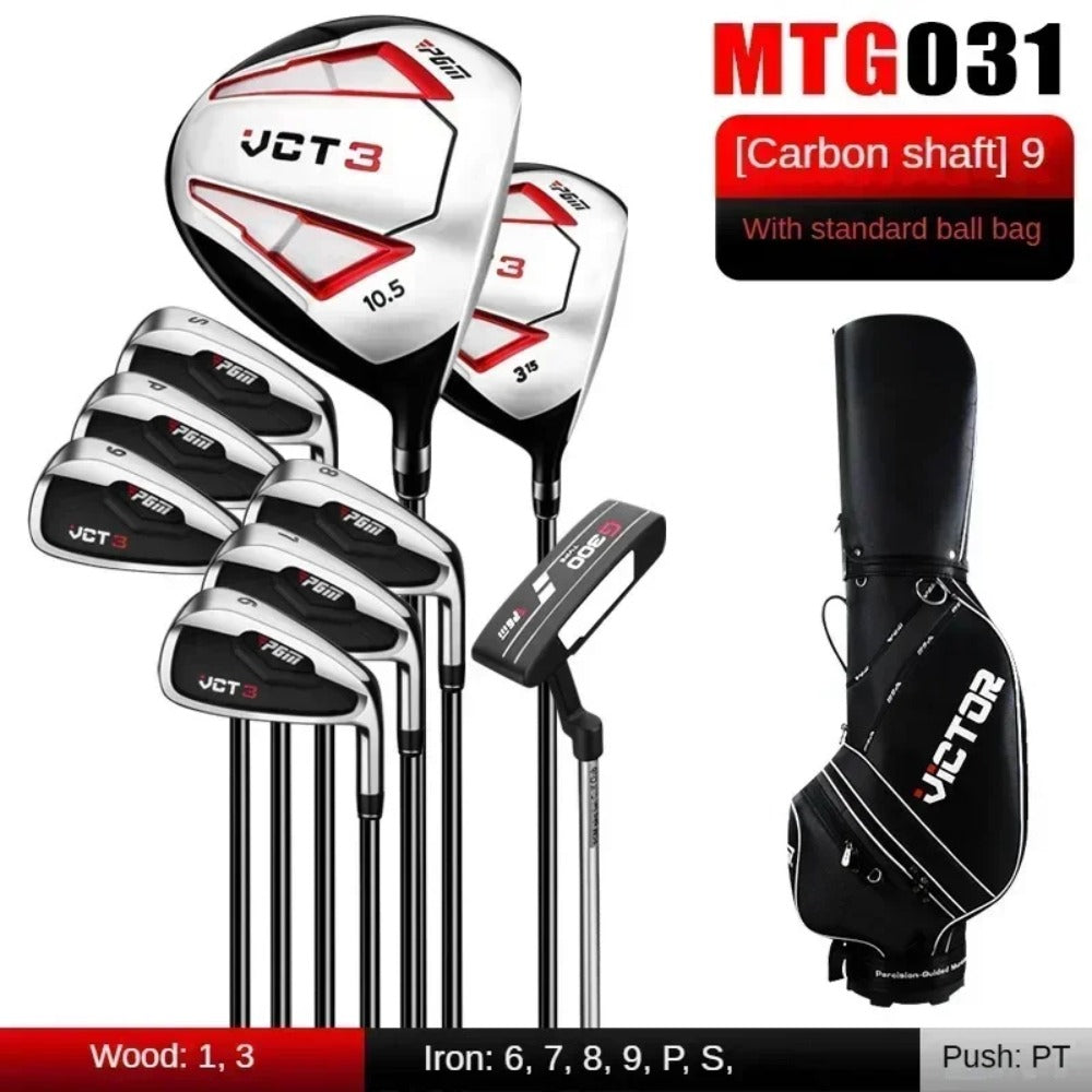 PGM Golf Clubs VCT3 Generation Right Handded 12 Clubs with Golf Bag Men's Beginners Full Complete Set