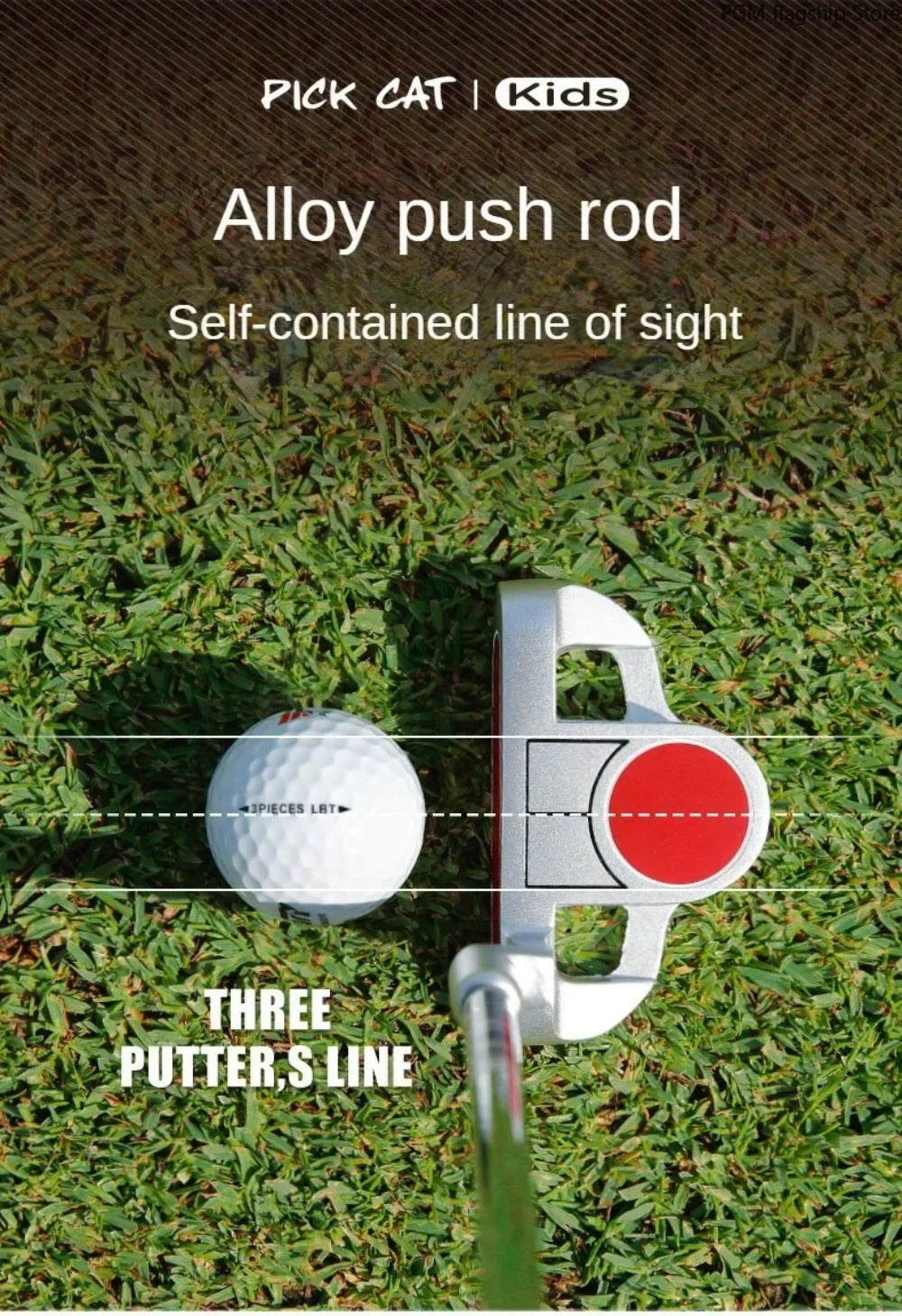 PGM Children's Golf Clubs for Boys and Girls Complete Set of Beginner Sets of Practice Clubs for 3-12 Years Old