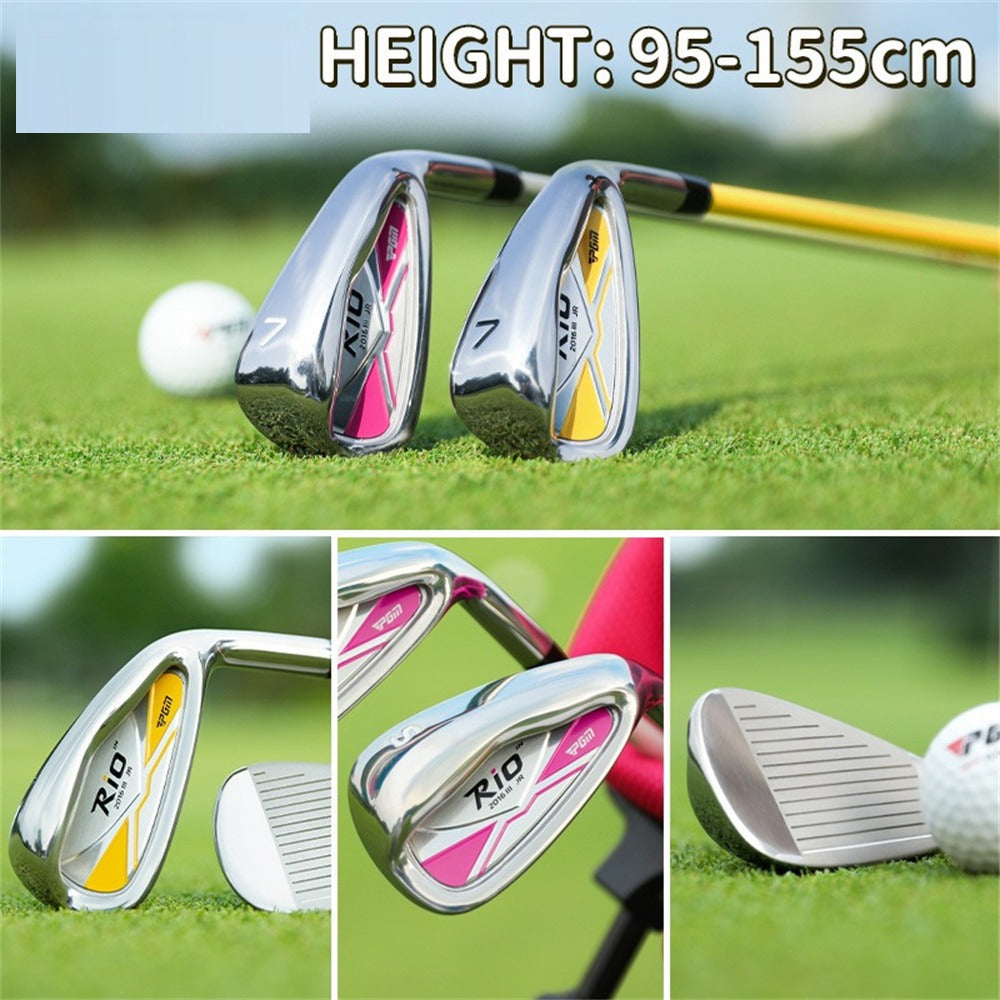 PGM Golf Club Children's Golf Iron Girls Grade #7 #S Sand Wedges Iron Club Rod Boy's Beginner Teenage Practice Rod
