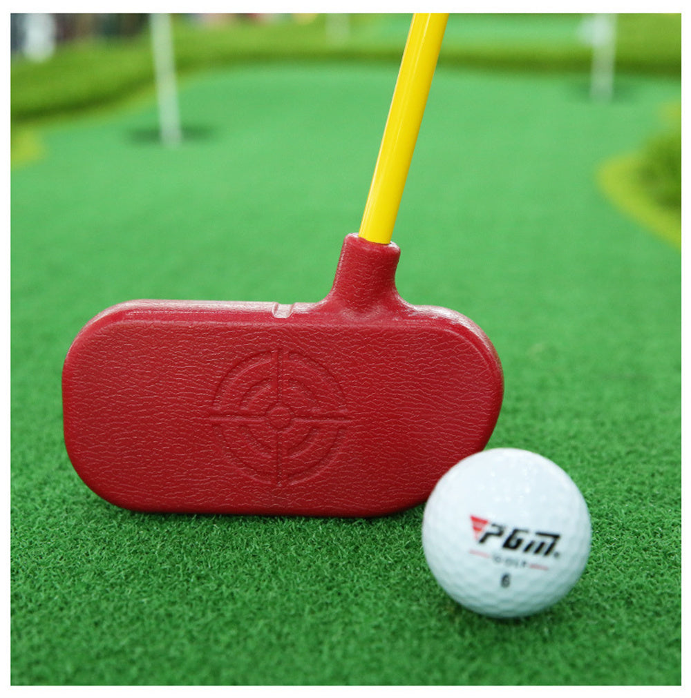 PGM Junior Golf Push Rod with Large Hitting Surface for 3-12 Kids Boys Girls Beginner Practice Golf Club Blade Putters
