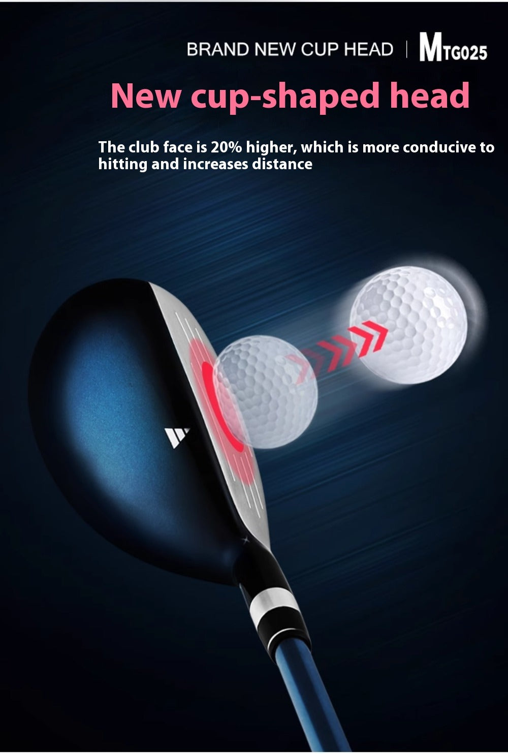 PGM #1/3/5 Fairway Wood Left or Right Handed Light R/S Carbon Shaft Driver with Head Cover for RH LH Adults Golf Club Wood