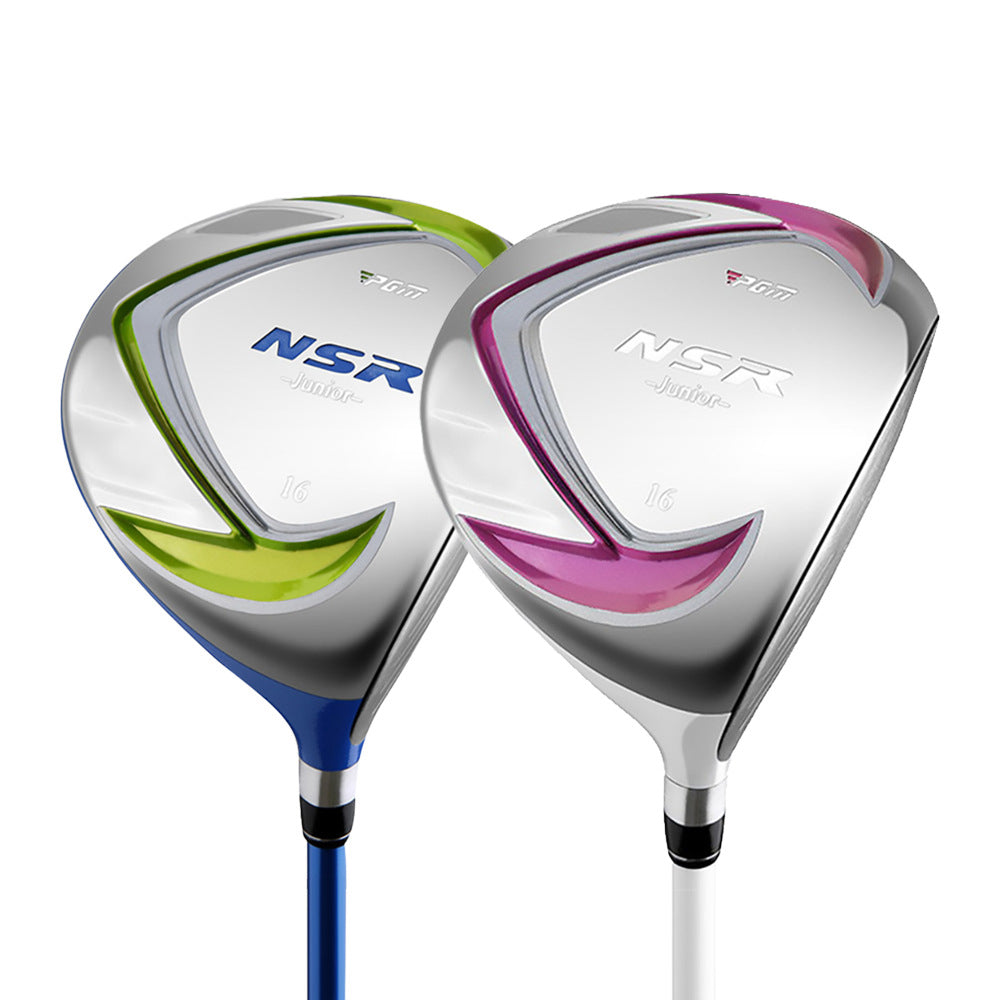 PGM Left or Right Handed Golf Driver #1 Wood/Hybrid Club for Kids Boys Girls Carbon Shaft Golf Club Wood with Golf Head Cover