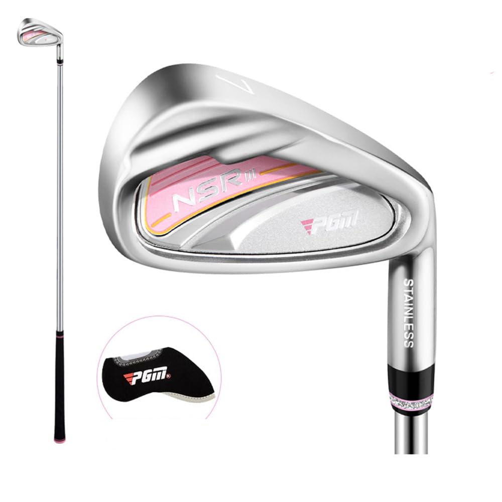 PGM Golf Club Women's #7-iron Stainless Steel Golf Single Beginner Golf Iron Practice Competition Club with Headcover