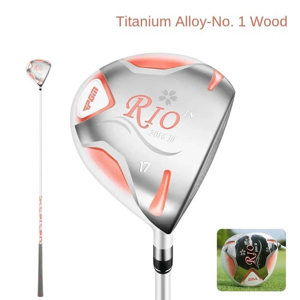 PGM High Rebound #1/3/5/4Hybrid Iron Wood Golf Driver Women's Right Handed Golf Club Wooden Titanium Alloy Golf Training Clubs