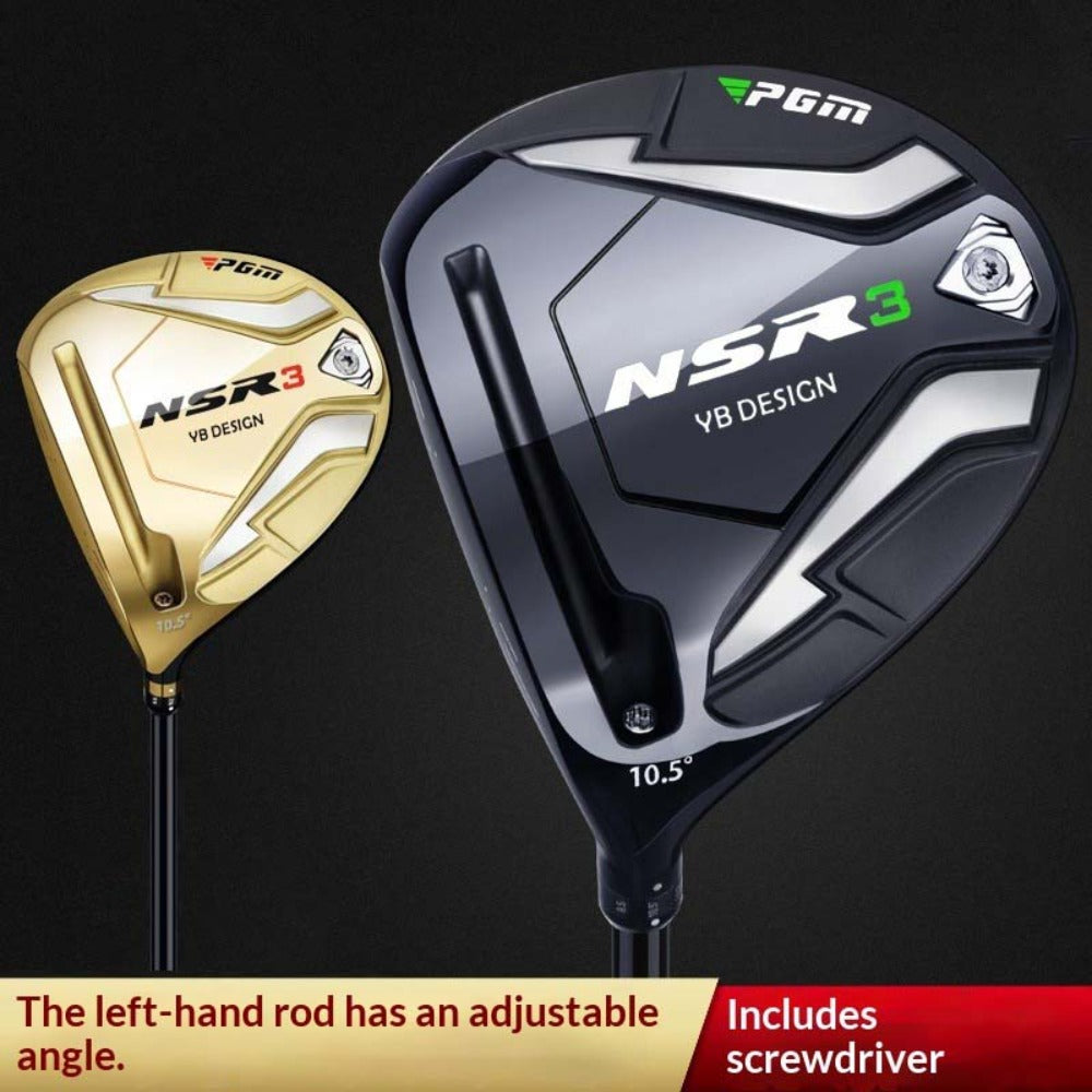 PGM Golf Driver Left Handed No.1/3/5/iron Wood Club with Carbon Rod Golf Club Wood Golf Hybrid Include Headcover LH Men Golfers