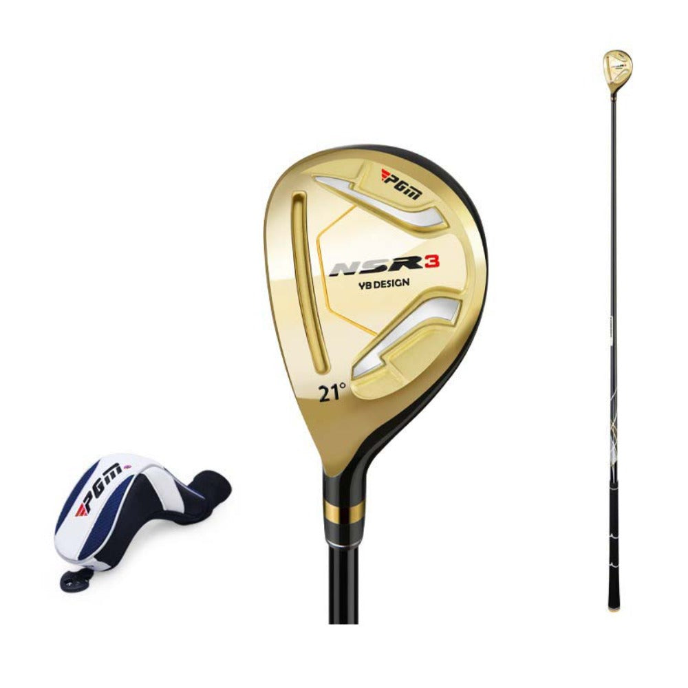 PGM Golf Driver Left Handed No.1/3/5/iron Wood Club with Carbon Rod Golf Club Wood Golf Hybrid Include Headcover LH Men Golfers