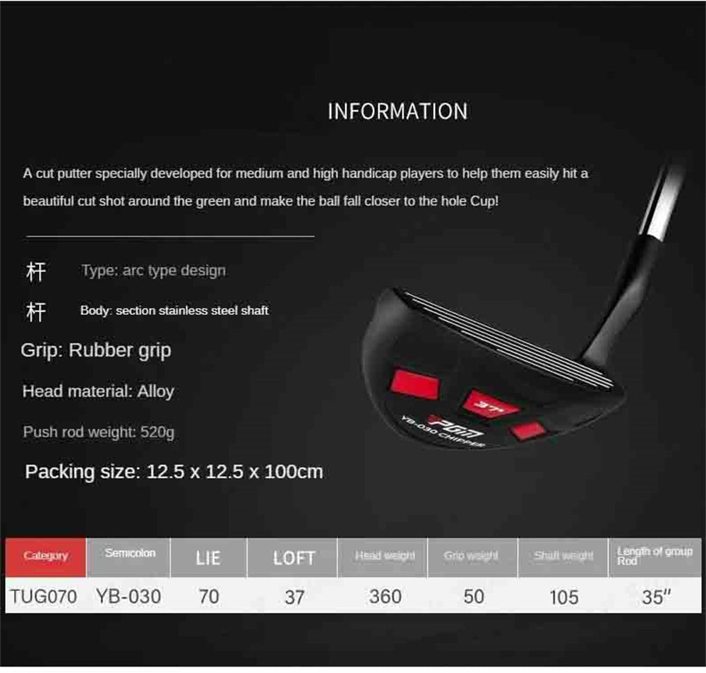 PGM 37 Degree Loft Professional Golf Chipper Right Handed for Men Women Golf Putter Sand Wedge Cutter Pitching Sports