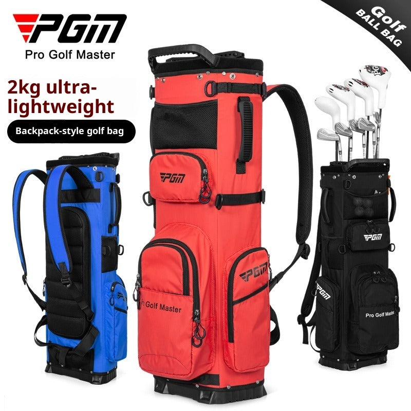 PGM Golf Bag, Backpack Style Golf Club Bag, Ultra Lightweight, Portable, Fixed, Plug-in, Waterproof Golf Bag