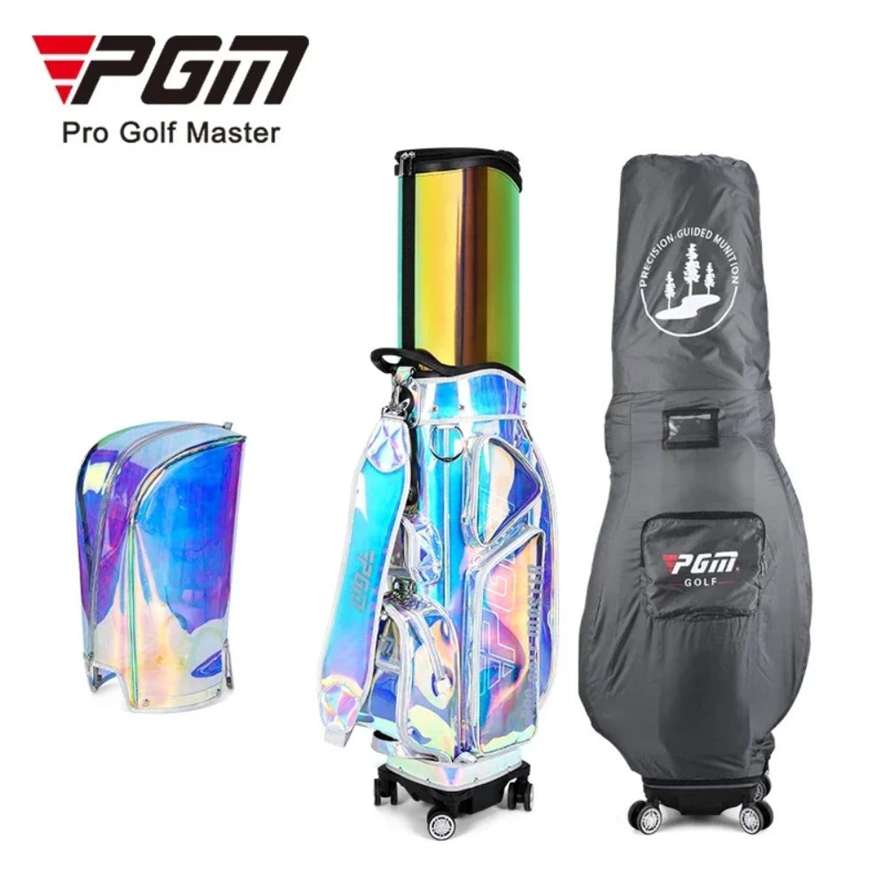 PGM Unisex Golf Travel Bag Colorful Waterproof Four-wheel Flat  Air Consignment Bags Golf Aviation Bag Large Capacity
