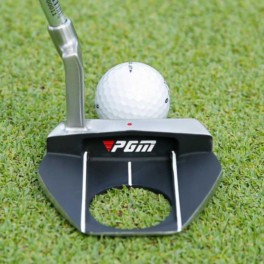 PGM Golf Clubs Right Handed Men's Putters Low Center of Gravity with Ball Picking Function Aiming Line RH Push Rod with Headcover