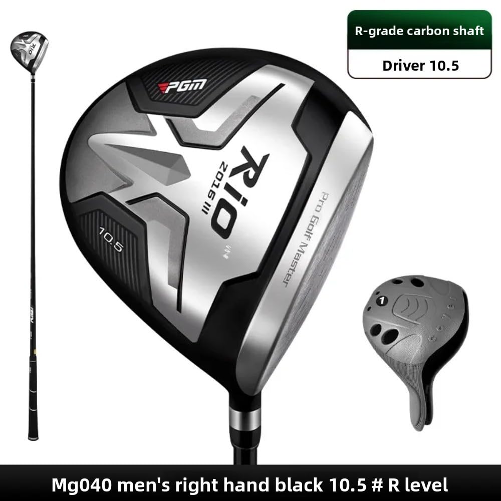 PGM Men Golf Clubs Titanium Alloy Club Head #1 High Rebound Driver Low Center of Gravity Golf Club Wooden with Headcover Accessories