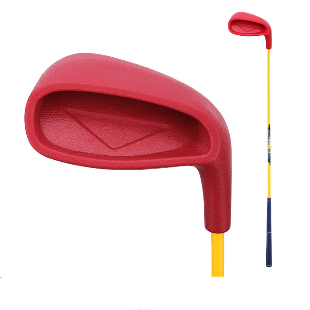PGM #7 Junior Golf Club Iron with Plastic Head Carbon Rod Practice for Coaching Teaching Children Boys and Girls in Single Clubs (3-5Y,Blue)