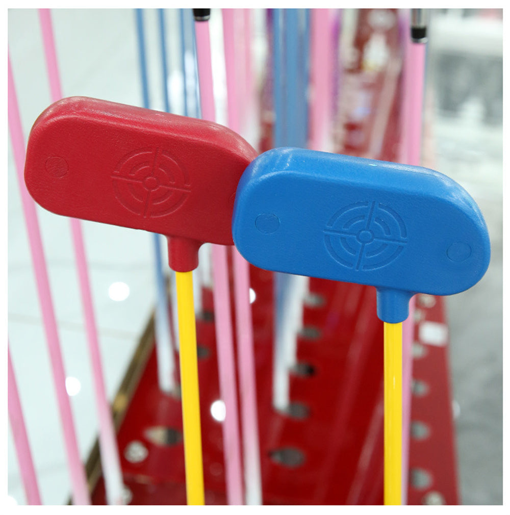 PGM Junior Golf Push Rod with Large Hitting Surface for 3-12 Kids Boys Girls Beginner Practice Golf Club Blade Putters