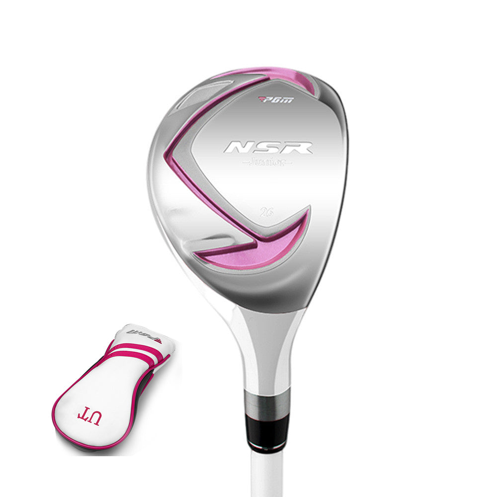 PGM Left or Right Handed Golf Driver #1 Wood/Hybrid Club for Kids Boys Girls Carbon Shaft Golf Club Wood with Golf Head Cover