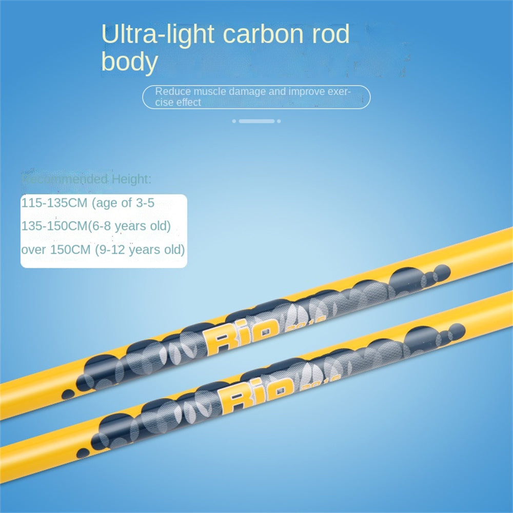 PGM #7 Junior Golf Club Iron with Plastic Head Carbon Rod Practice for Coaching Teaching Children Boys and Girls in Single Clubs (3-5Y,Blue)