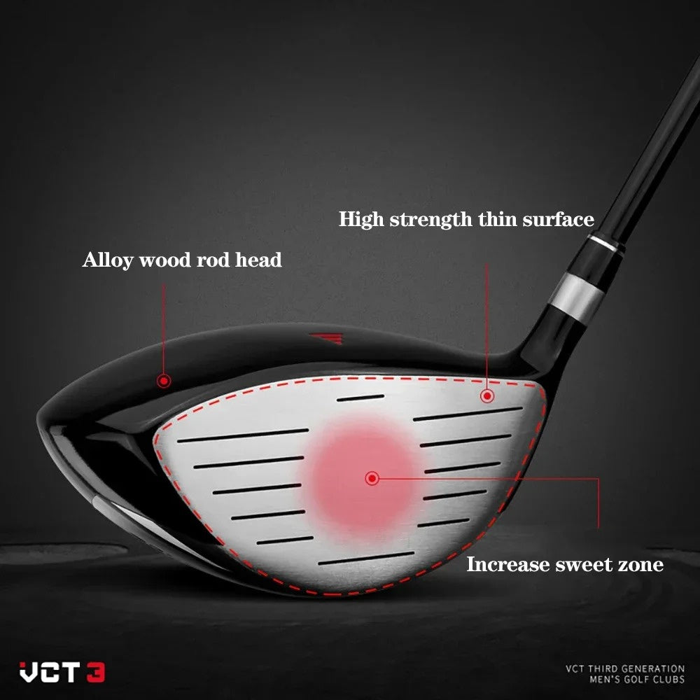 PGM Driver Golf Club Right Handed Men Women 430CC Golf Drivers Wood #1/#3/#5/Hybrid Golf Club Iron Club Sports